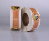 Custom waterproof glossy adheisve artpaper vinyl pp packaging label sticker in roll supplier