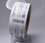 Printing custom high quality glossy self adhesive vinyl jar packaging label in roll supplier