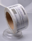 Printing custom high quality glossy self adhesive vinyl jar packaging label in roll supplier