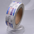 Customised adhesive plastic PP PE PET sticker label for vial packaging supplier