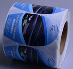 OEM custom full color white PP vinyl die cut car care product bottle label roll printing supplier