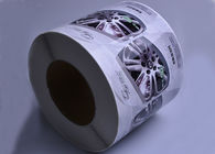 Custom printing glossy waterproof car hubs detergent bottle packaging sticker labels rolls supplier