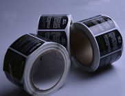 Manufacturer Custom adhesive plastic roll labels stickers for Packaging supplier