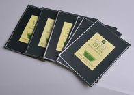 Personalized full color printing adhesive paper silver stamping green tea packaging label sheet supplier