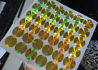 Printed 3D PET laser mterial anti counterfeit security hologram stickers supplier