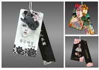 Custom full color printed paper card garment clothing swing hang tag supplier