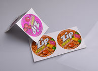 Personalized printing permanent adhesive hologram vinyl candy box packaging sticky labels supplier