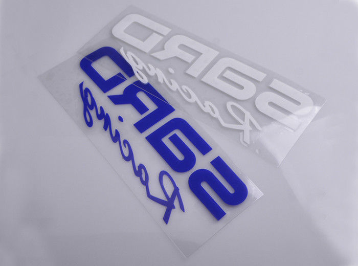 Custom Printed UV resistant transparent liner clear adhesive vinyl car decal sticker supplier