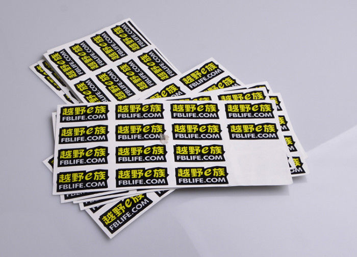 Print custom 3m strong adhesive light reflective vinyl die cut sheet sticker supplier